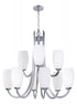 Maxim Taylor Chandelier in Satin Nickel Finish Model: 21657SWSN