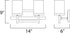 Maxim Tetra Bath Vanity in Satin Nickel Finish Model: 2152LNSN
