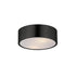 Maxim Tommy Flush Mount in Black Finish Model: 10494WTBK