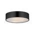 Maxim Tommy Flush Mount in Black Finish Model: 10496WTBK
