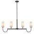 Maxim Town and Country Linear Pendant in Black Finish Model: 32004SWBK