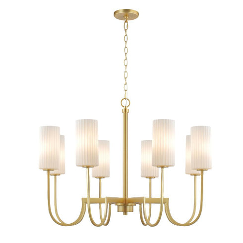 Maxim Town and Country Single Tier Chandelier in Black Finish Model: 32008SWBK