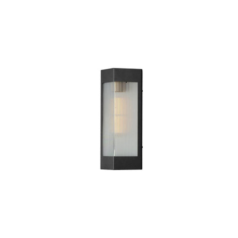 Maxim Triform Outdoor Wall Mount in Black / Antique Brass Finish Model: 30761CRBKAB