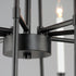 Maxim Tux Chandelier in Black Finish Model: 11286BK