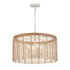 Maxim Vannerie Single Pendant in Ecru Finish Model: 22445NAEC