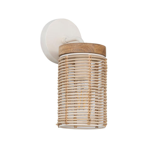 Maxim Vannerie Wall Sconce in Ecru Finish Model: 22440NAEC