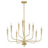 Maxim Vela Multi Tier Chandelier in Black Finish Model: 24819BK