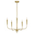 Maxim Vela Single Tier Chandelier in Black Finish Model: 24815BK