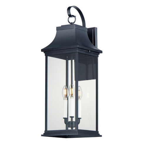 Maxim Vicksburg Outdoor Hanging Lantern in Black Finish Model: 30026CLBK