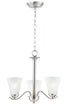 Maxim Vital Chandelier in Satin Nickel Finish Model: 12073FTSN