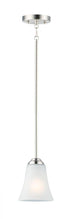 Maxim Vital Mini Pendant in Satin Nickel Finish Model: 92081FTSN