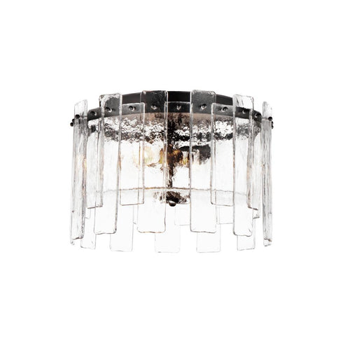 Maxim Warren Flush Mount in Dark Bronze Finish Model: 21832AGDBZ