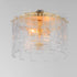 Maxim Warren Flush Mount in Gold Leaf Finish Model: 21832AGGL