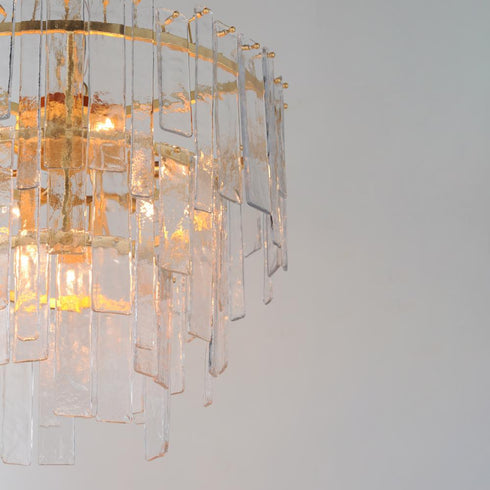 Maxim Warren Multi Light Pendant in Gold Leaf Finish Model: 21835AGGL