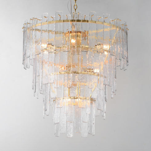 Maxim Warren Multi Light Pendant in Gold Leaf Finish Model: 21837AGGL