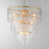 Maxim Warren Multi Light Pendant in Gold Leaf Finish Model: 21837AGGL