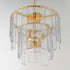 Maxim Warren Semi Flush Mount in Gold Leaf Finish Model: 21833AGGL