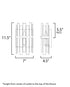 Maxim Warren Wall Sconce in Gold Leaf Finish Model: 21839AGGL
