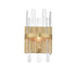 Maxim Warren Wall Sconce in Gold Leaf Finish Model: 21839AGGL