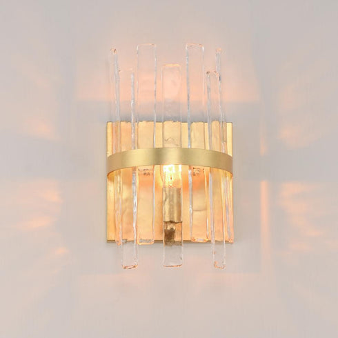 Maxim Warren Wall Sconce in Gold Leaf Finish Model: 21839AGGL