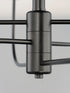 Maxim Wesley Chandelier in Black Satin Nickel Finish Model: 10326BKSN