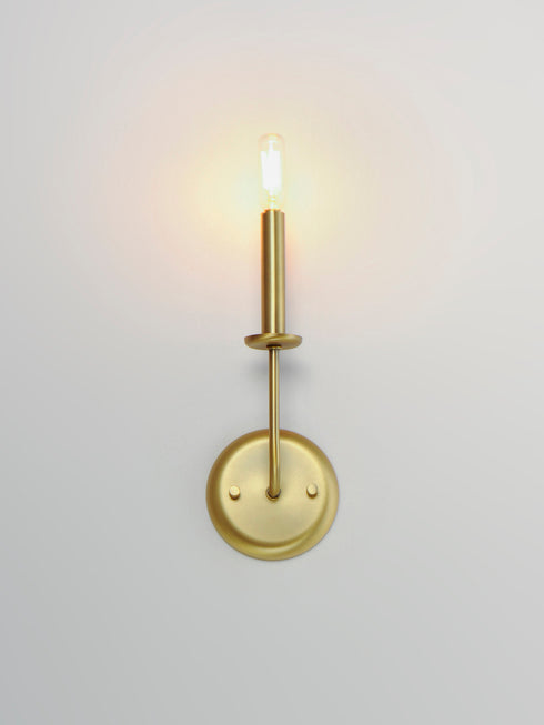 Maxim Wesley Wall Sconce in Satin Brass Finish Model: 10321SBR