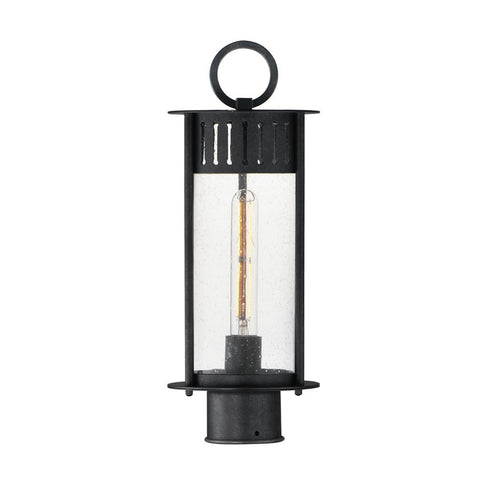 Maxim Windsor Outdoor Post Lantern in Black Patina Finish Model: 30630CDBKP