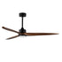 Maxim Woodwind Indoor Ceiling Fan in Black Finish Model: 88833BK