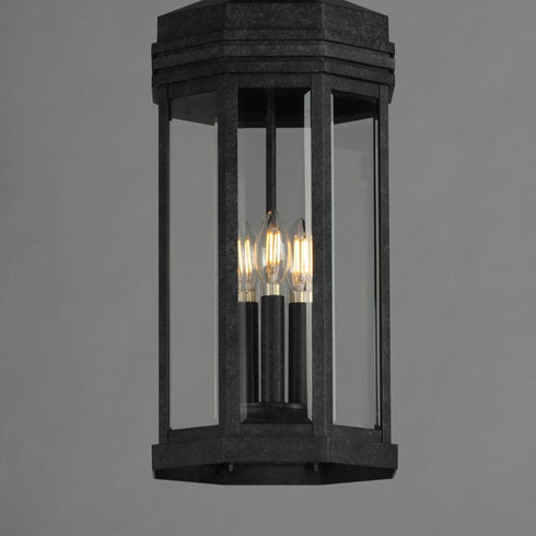 Maxim Wright Outdoor Pendant in Black Patina Finish Model: 30229CLBKP