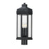 Maxim Wright Outdoor Pol Post Mount in Black Patina Finish Model: 30220CLBKP
