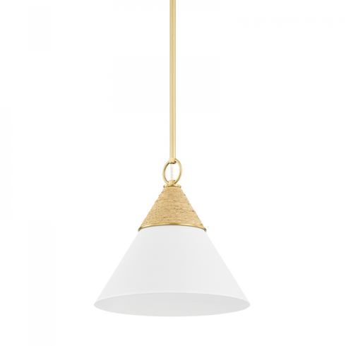 Mitzi 1 Light Pendant Model: H709701S-AGB/TWH