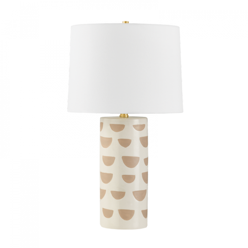 Mitzi 1 Light Table Lamp Model: HL714201A-AGB/CWO