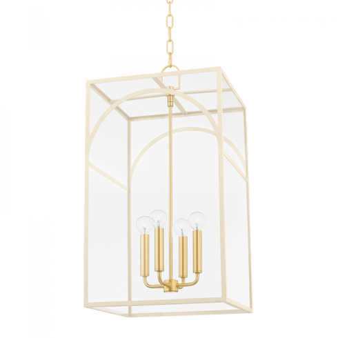 Mitzi Addison 4 Light Large Pendant Model: H642704L-AGB/TBK