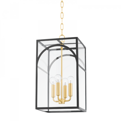 Mitzi Addison 4 Light Small Pendant Model: H642704S-AGB/TBK