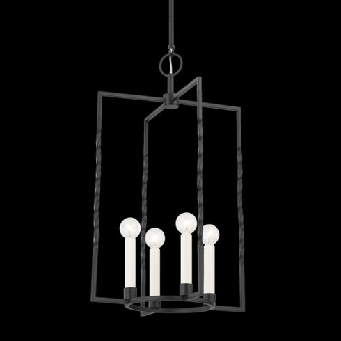 Mitzi Adelaide 4 Light Lantern Model: H731704L-TBK