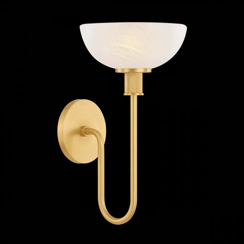 Mitzi ASTER Wall Sconce in Aged Brass Finish Model: H1016101-AGB