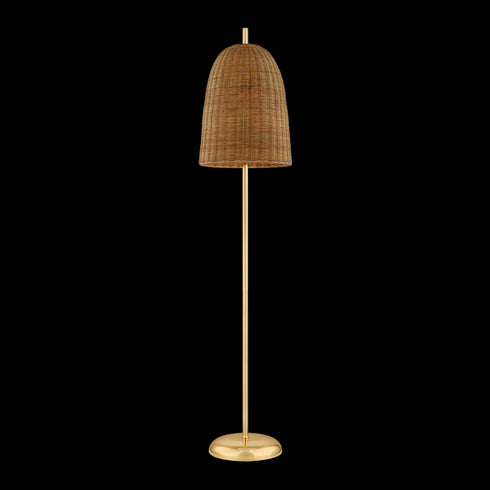 Mitzi BEATRICE Floor Lamp in Aged Brass Finish Model: HL1001401-AGB