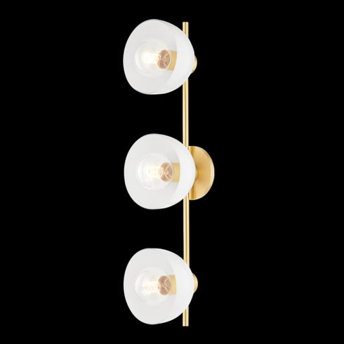 Mitzi Belle 3 Light Bath Sconce Model: H724303-AGB