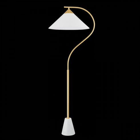 Mitzi Bianca Floor Lamp in Aged Brass Finish Model: HL930401-AGB
