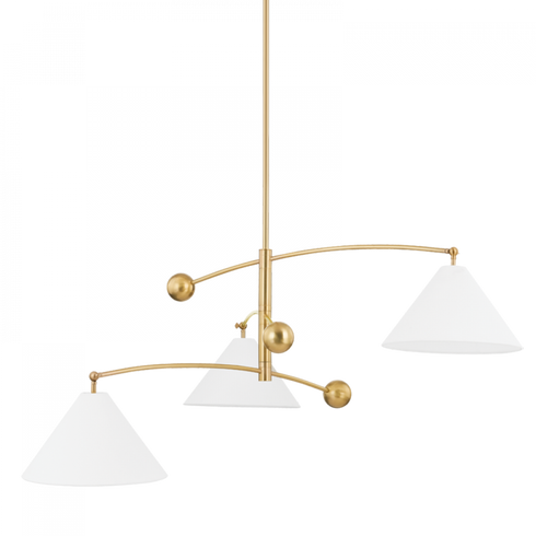 Mitzi Birdie 3 Light Chandelier Model: H696803-AGB