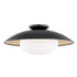Mitzi Cadence 1 Light Large Semi Flush Model: H368601L-BLK/GL