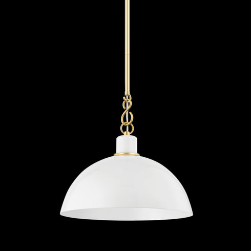 Mitzi Camille 1 Light Pendant Model: H769701S-AGB/GWH
