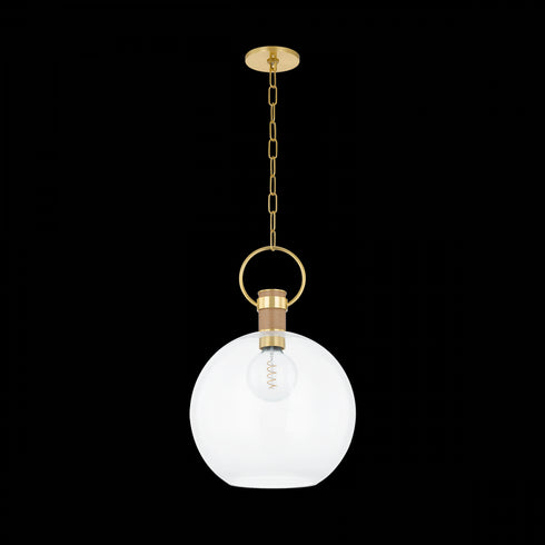 Mitzi Catrine Pendant in Aged Brass Finish Model: H933701L-AGB