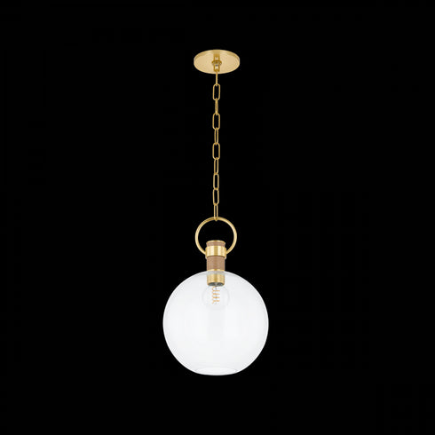 Mitzi Catrine Pendant in Aged Brass Finish Model: H933701L-AGB
