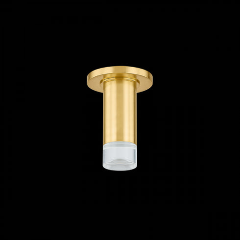 Mitzi Claudie Flush Mount in Aged Brass Finish Model: H900501-AGB