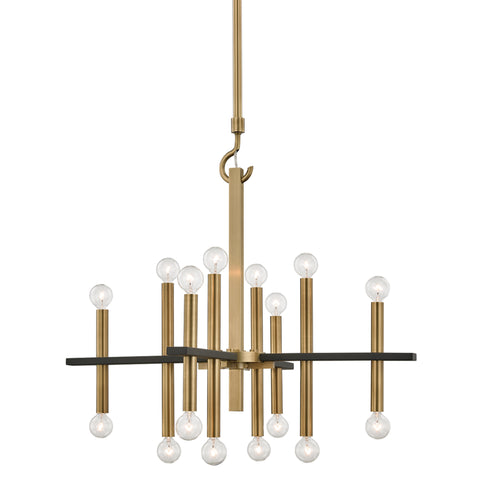Mitzi Colette 16 Light Chandelier Model: H296816-PN/BK