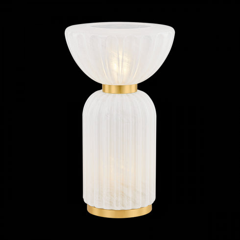 Mitzi CORDELIA Table Lamp in Aged Brass Finish Model: HL980202-AGB