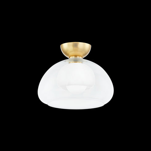 Mitzi Cortney 1 Light Semi Flush Model: H813601-AGB