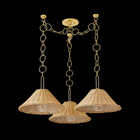Mitzi Dalia Chandelier in Aged Brass Finish Model: H831803-AGB