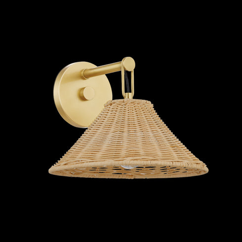 Mitzi Dalia Wall Sconce in Aged Brass Finish Model: H831101-AGB